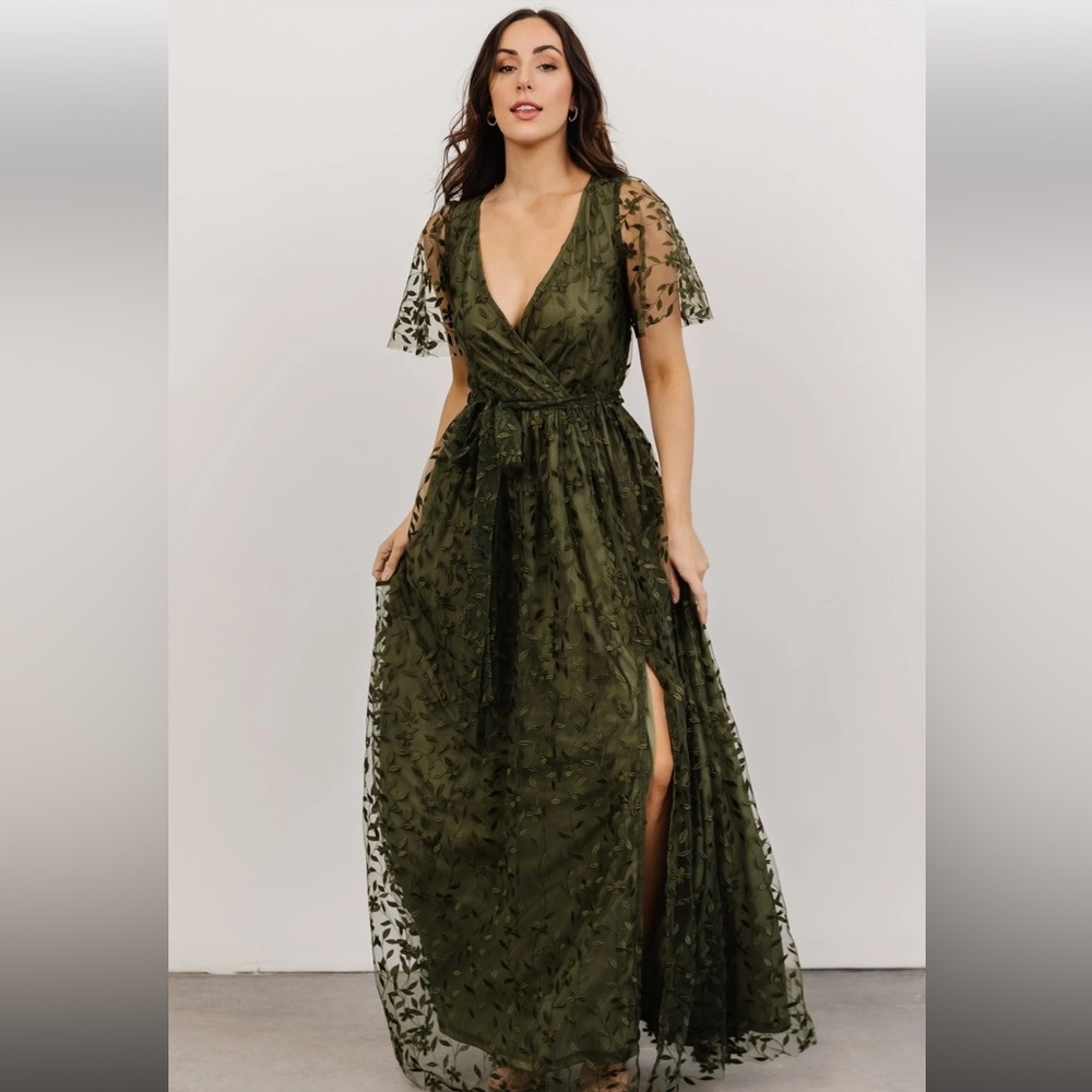 Marseille Embossed Maxi Dress from Baltic born